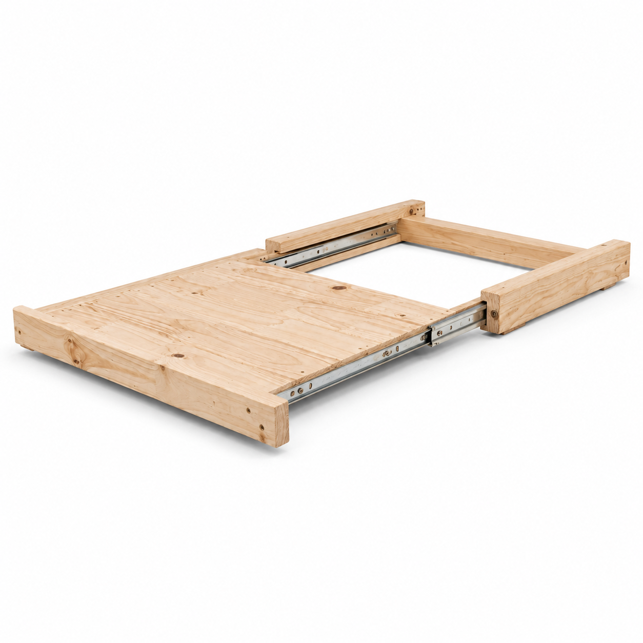 🪵↔️ Shelf Space Pull-Out Sliding Shelf | 924mm W × 300–600mm D | Full-