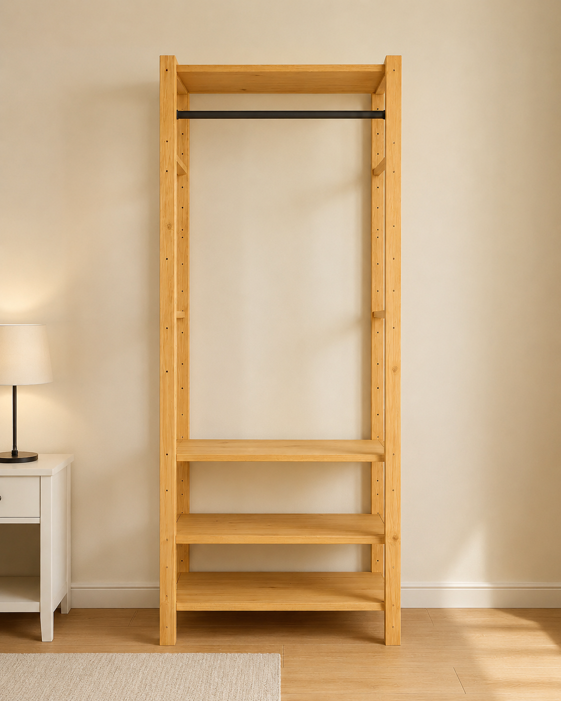 🧥 Premium Modular Wardrobe + Shelving Unit – 2.1 m High × 924mm Wide