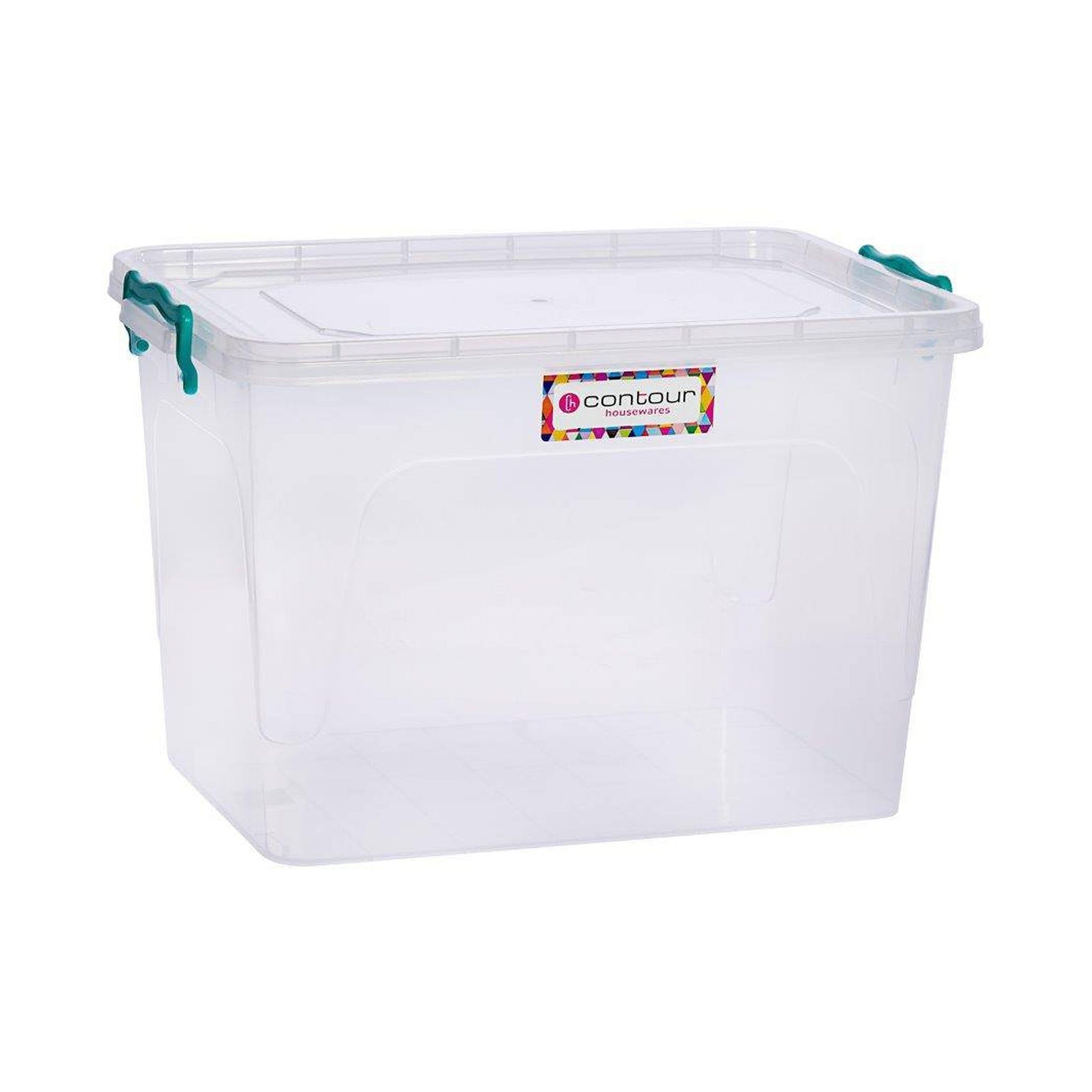 📦 21ℓ Clear Clip & Lock Storage Containers (Pack of 5)